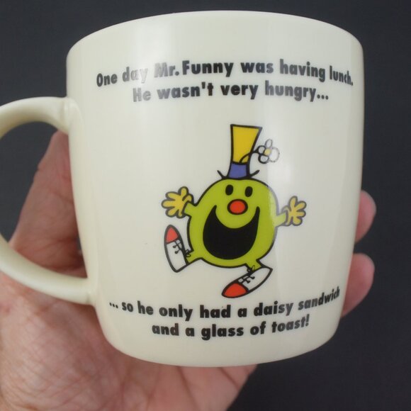 Mr Men "Mr Funny" Mug Cup by Roger Hargreaves - Picture 5 of 8